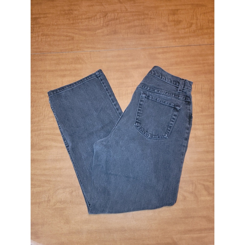 Vintage 80s 90s Women Wrangler Jeans Black Denim High Waist sz 32x32 12/14 WJ4